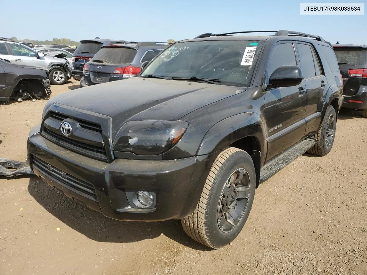 JTEBU17R98K033534 2008 Toyota 4Runner Limited