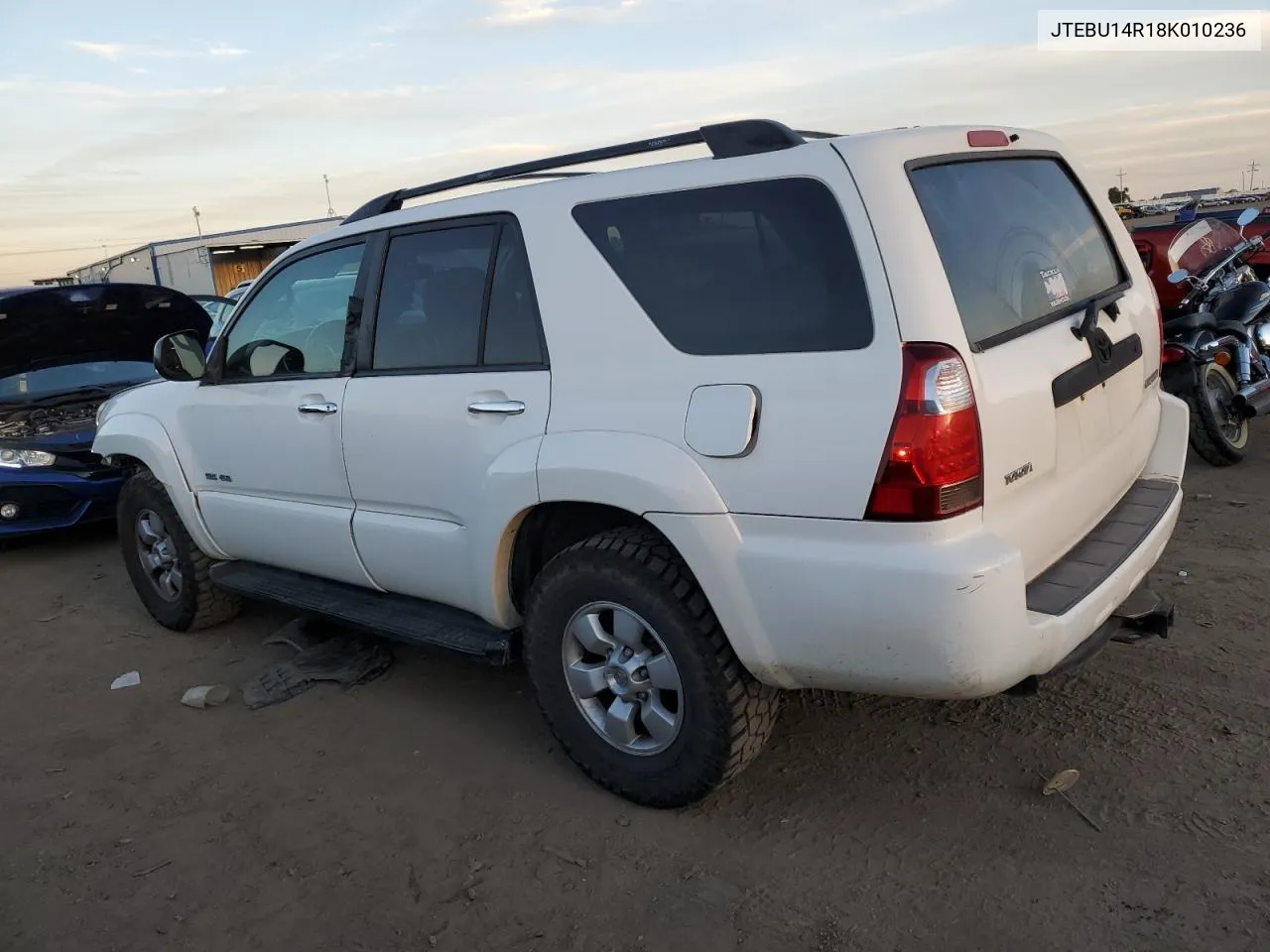 2008 Toyota 4Runner Sr5 VIN: JTEBU14R18K010236 Lot: 72366304