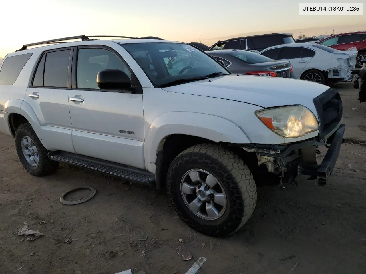 2008 Toyota 4Runner Sr5 VIN: JTEBU14R18K010236 Lot: 72366304