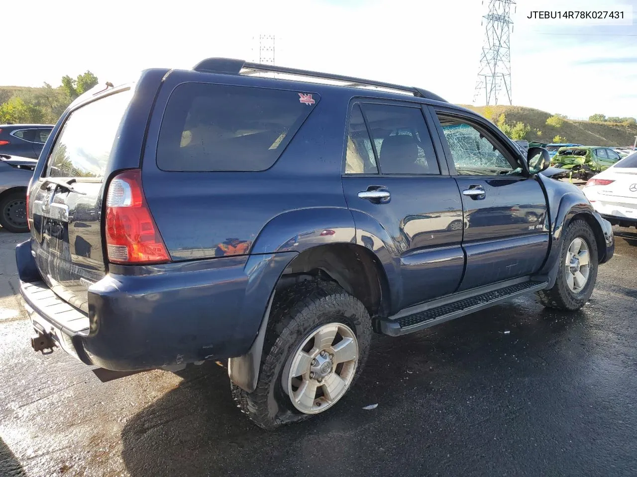 2008 Toyota 4Runner Sr5 VIN: JTEBU14R78K027431 Lot: 72443544