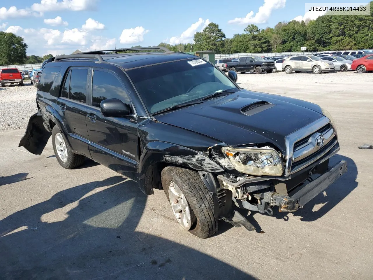 2008 Toyota 4Runner Sr5 VIN: JTEZU14R38K014433 Lot: 72805034