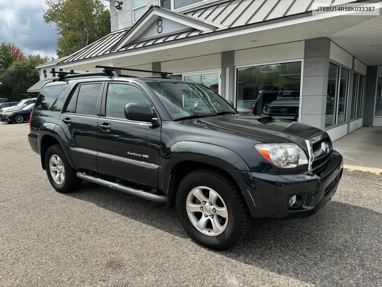 2008 Toyota 4Runner Sr VIN: JTEBU14R58K033387 Lot: 73047164