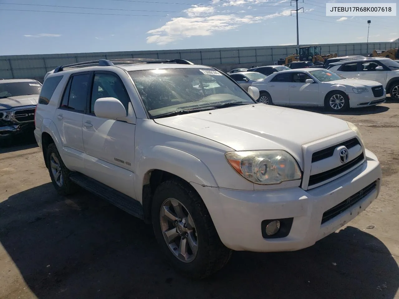 JTEBU17R68K007618 2008 Toyota 4Runner Limited