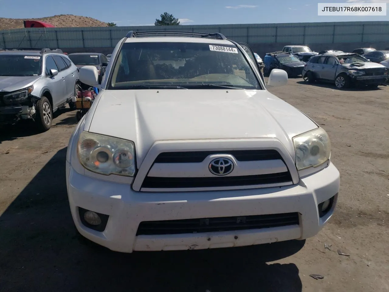 2008 Toyota 4Runner Limited VIN: JTEBU17R68K007618 Lot: 73088144