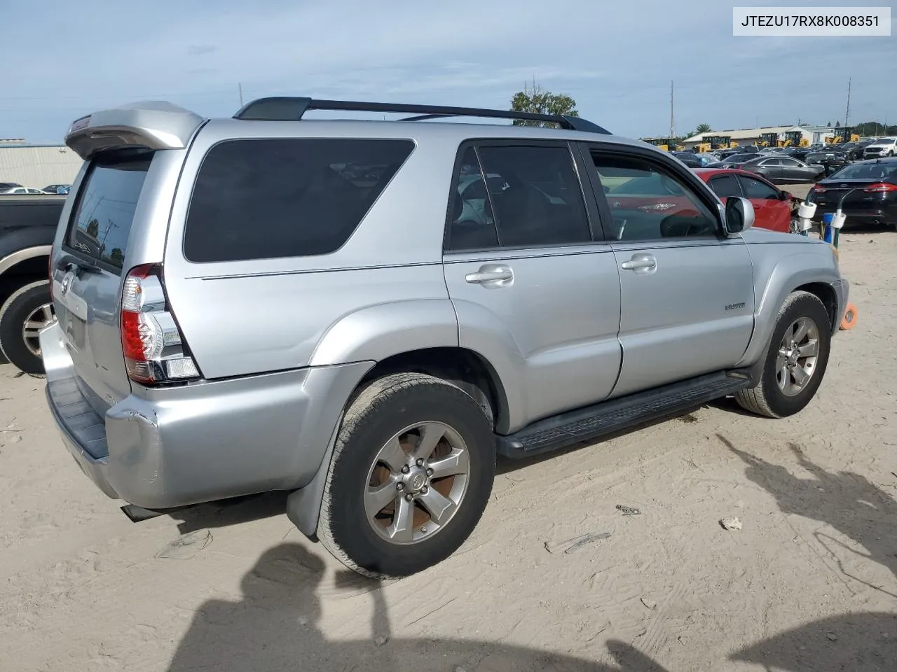 2008 Toyota 4Runner Limited VIN: JTEZU17RX8K008351 Lot: 73158394