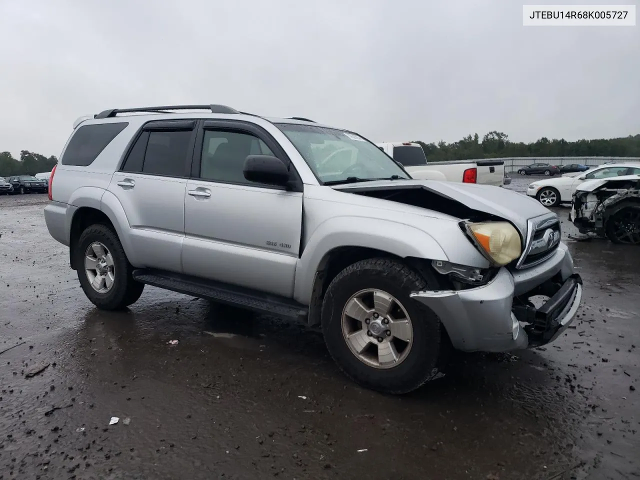 2008 Toyota 4Runner Sr5 VIN: JTEBU14R68K005727 Lot: 74039894