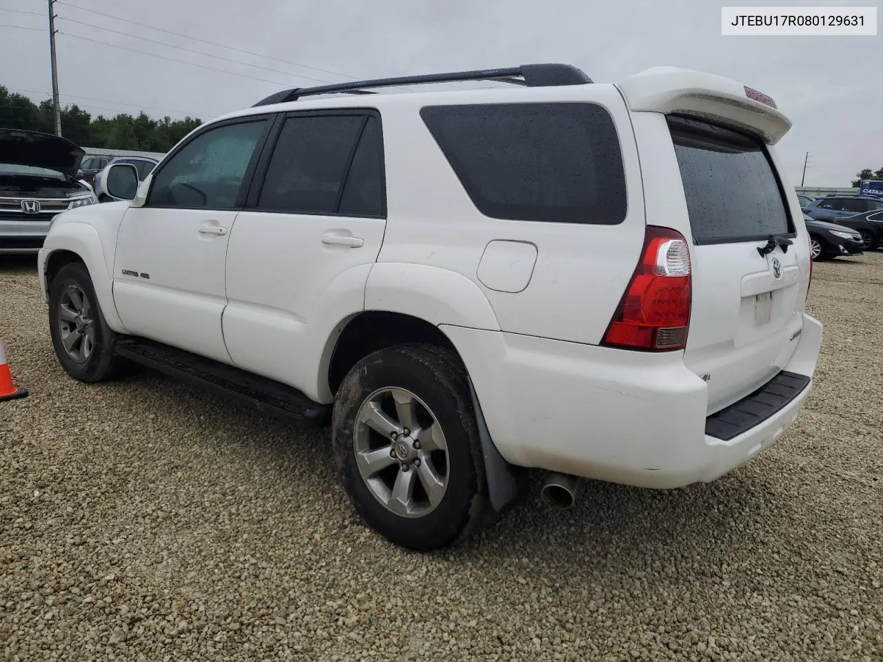 2008 Toyota 4Runner Limited VIN: JTEBU17R080129631 Lot: 74516204