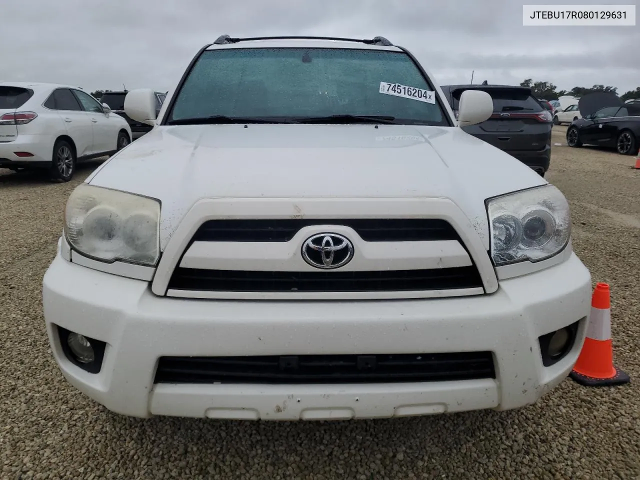 2008 Toyota 4Runner Limited VIN: JTEBU17R080129631 Lot: 74516204