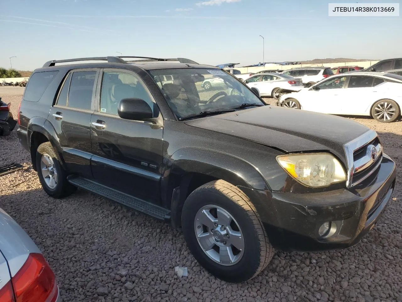 2008 Toyota 4Runner Sr5 VIN: JTEBU14R38K013669 Lot: 74787714