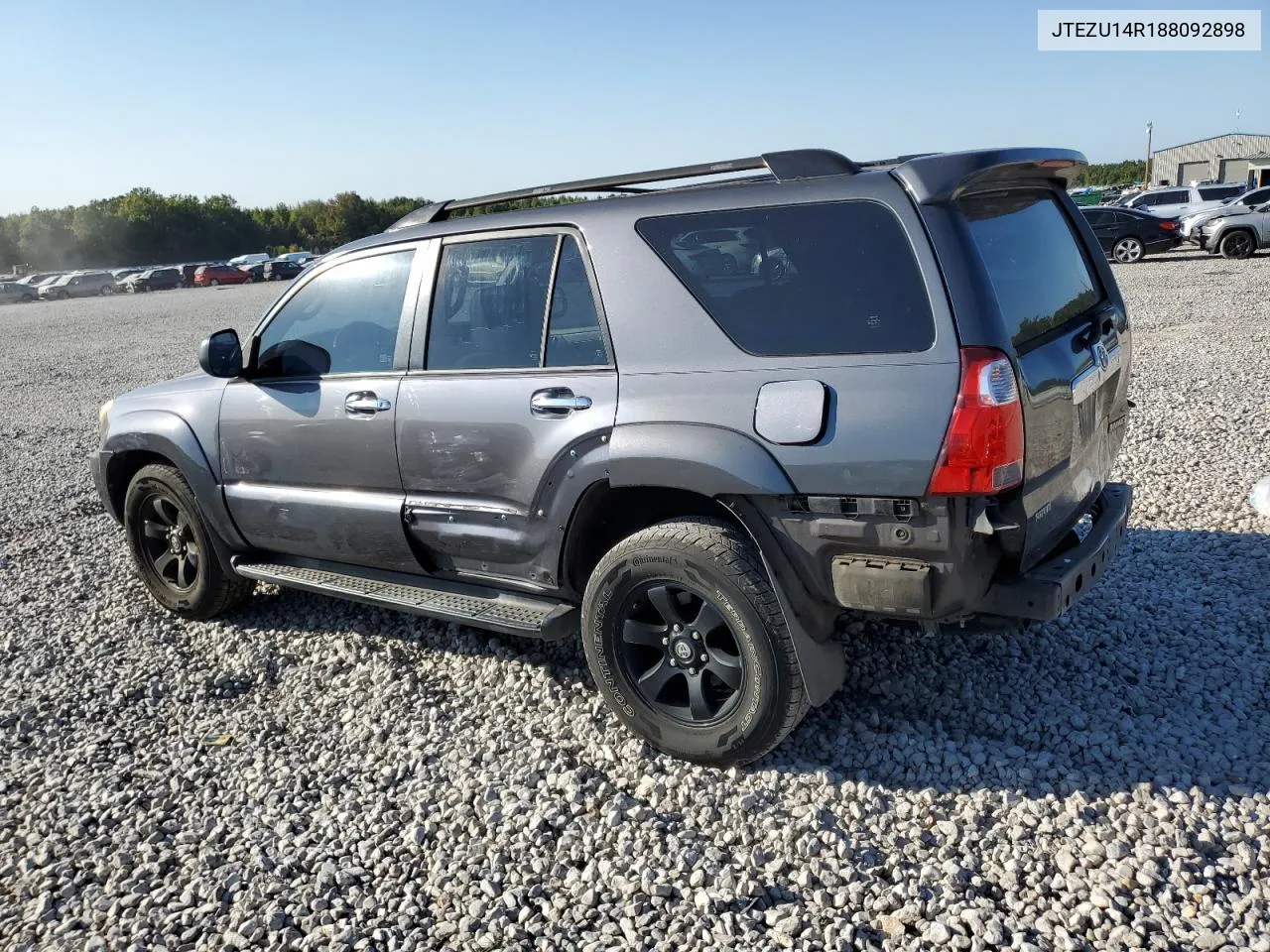 2008 Toyota 4Runner Sr5 VIN: JTEZU14R188092898 Lot: 75348774