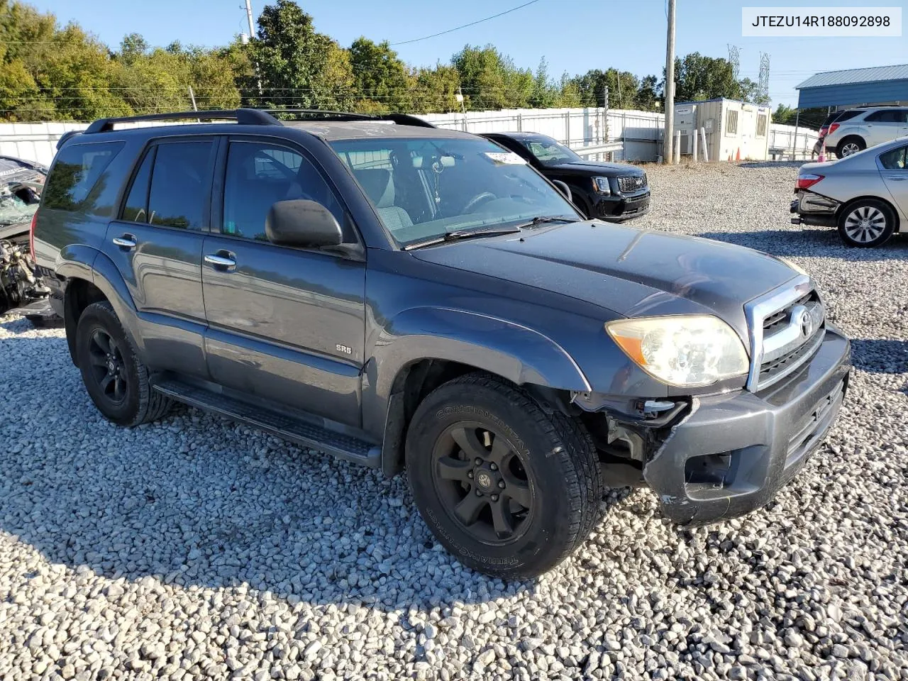 2008 Toyota 4Runner Sr5 VIN: JTEZU14R188092898 Lot: 75348774