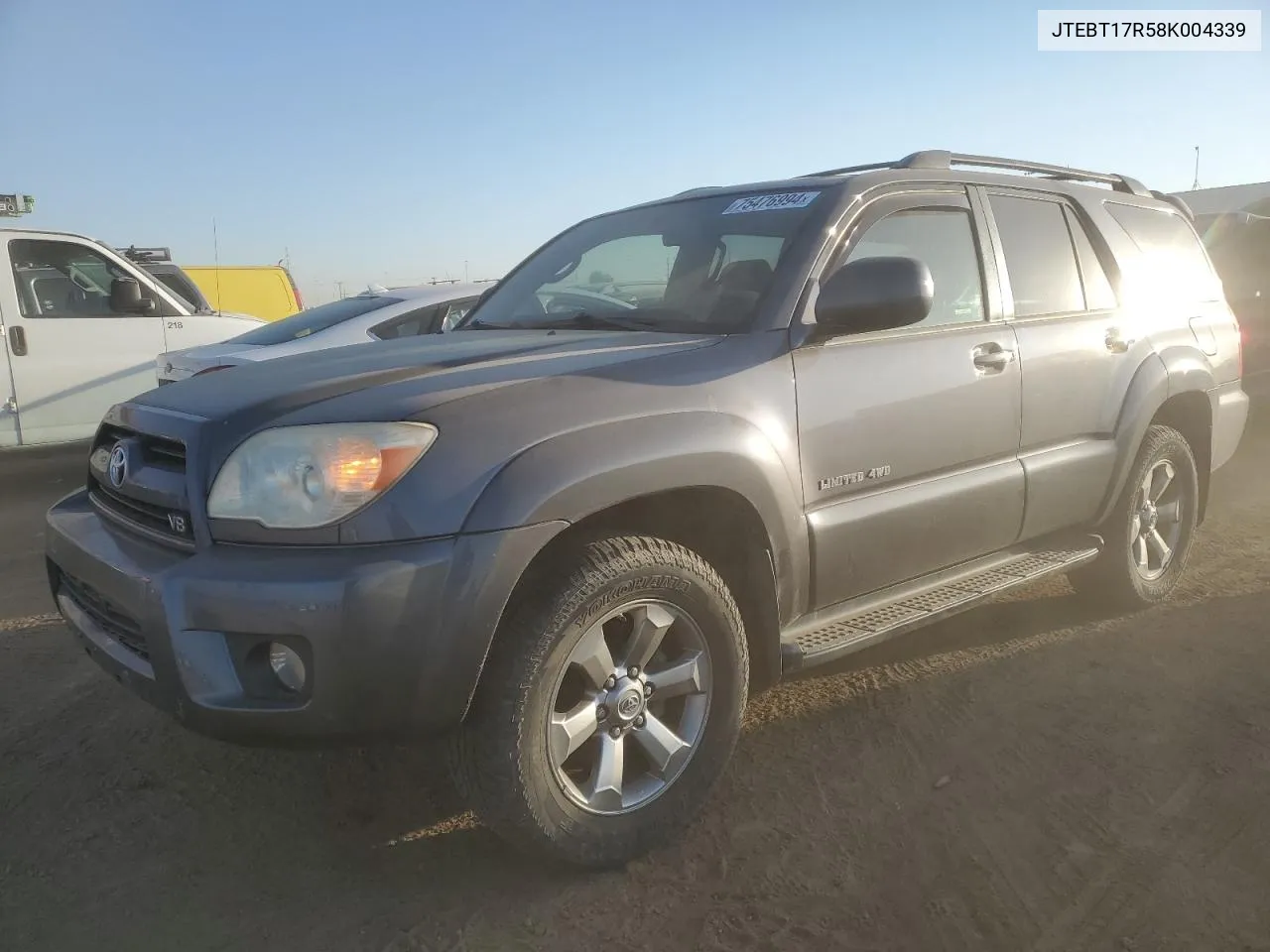 JTEBT17R58K004339 2008 Toyota 4Runner Limited