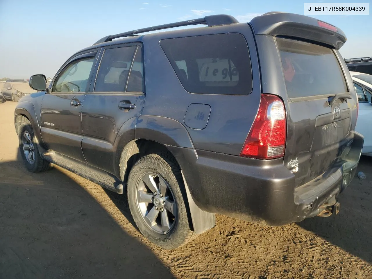 2008 Toyota 4Runner Limited VIN: JTEBT17R58K004339 Lot: 75476994