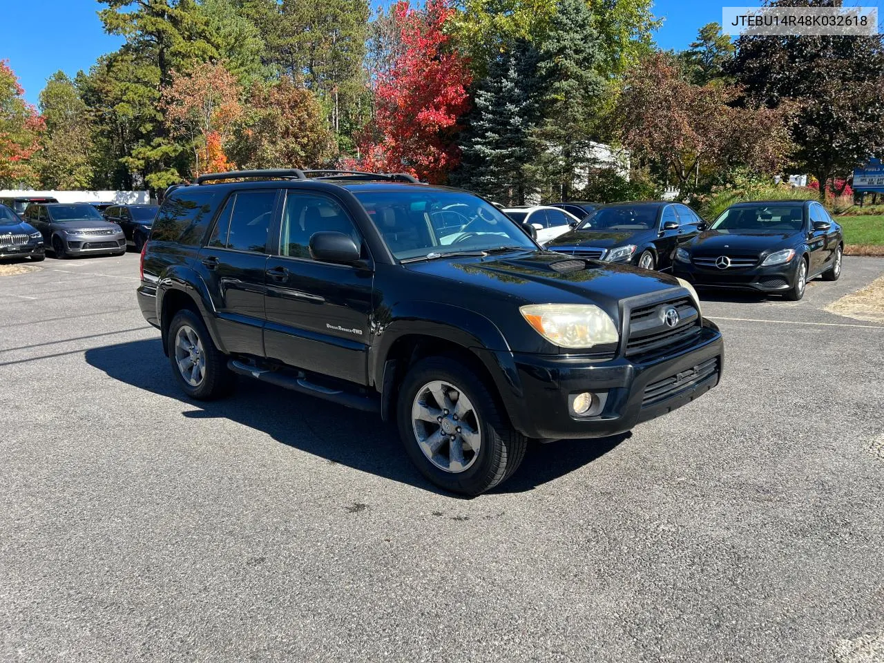 2008 Toyota 4Runner Sr5 VIN: JTEBU14R48K032618 Lot: 75502474