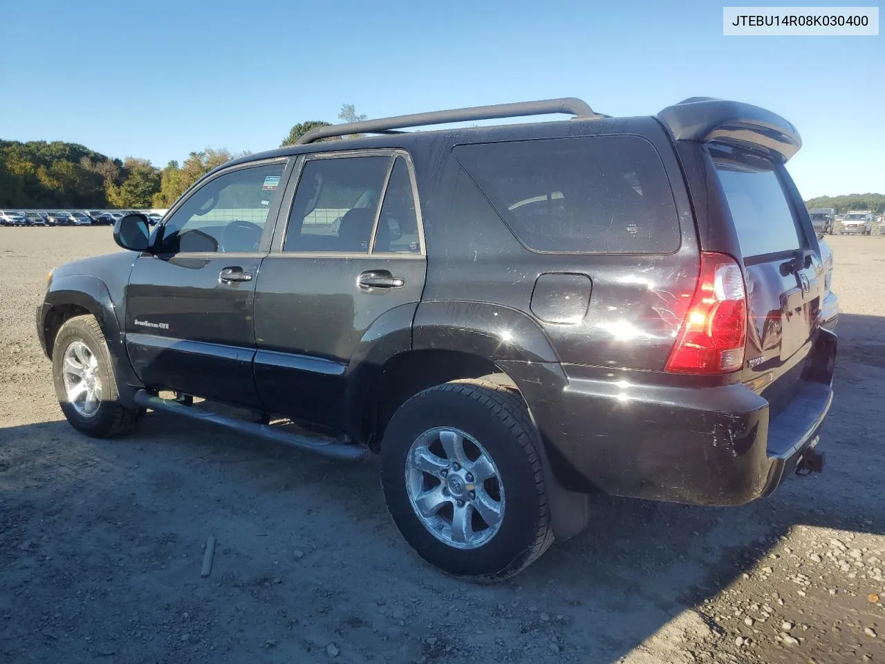 2008 Toyota 4Runner Sr5 VIN: JTEBU14R08K030400 Lot: 75590334