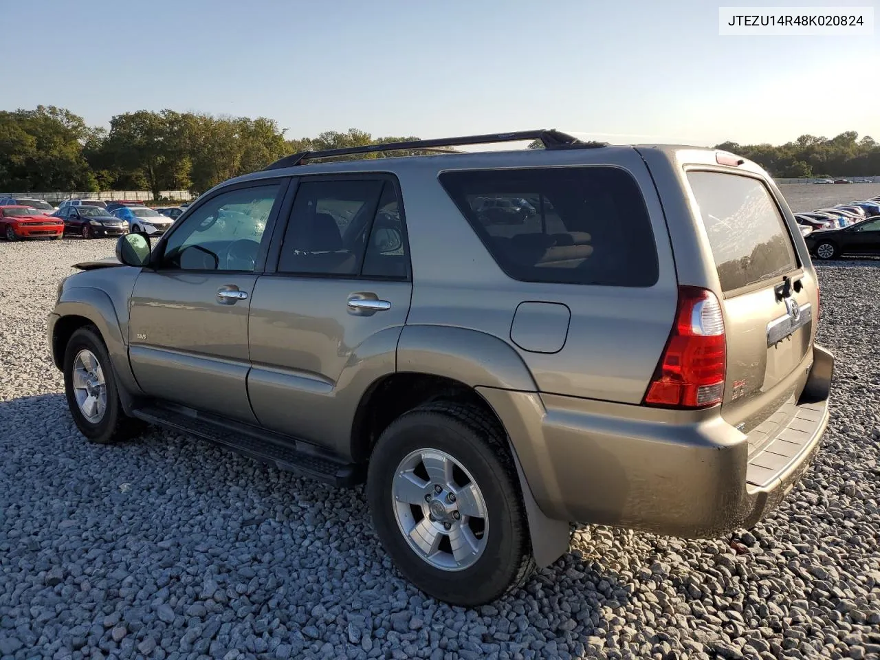 2008 Toyota 4Runner Sr5 VIN: JTEZU14R48K020824 Lot: 75943924