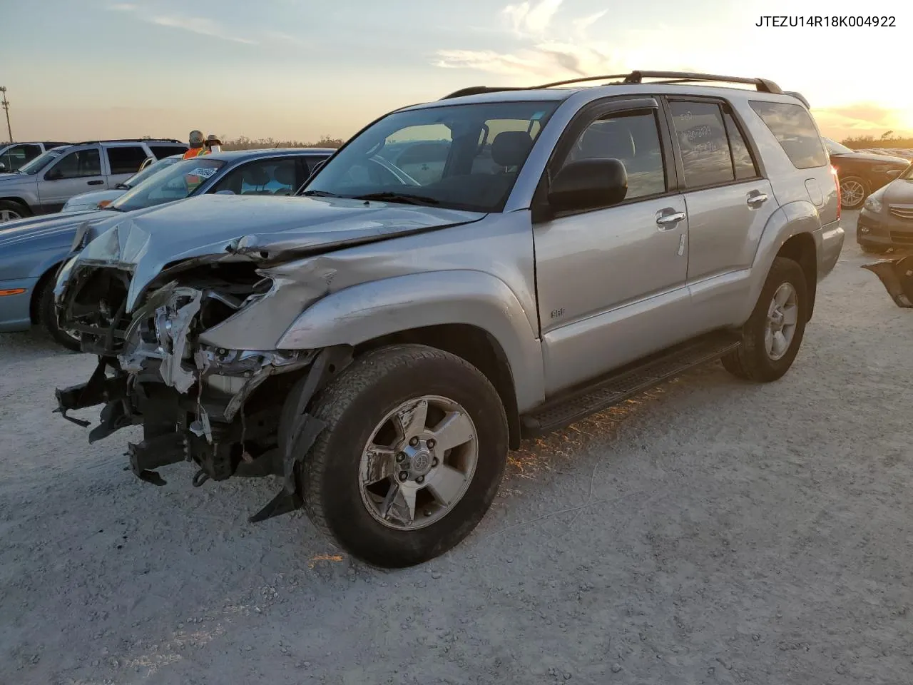 2008 Toyota 4Runner Sr5 VIN: JTEZU14R18K004922 Lot: 77362844