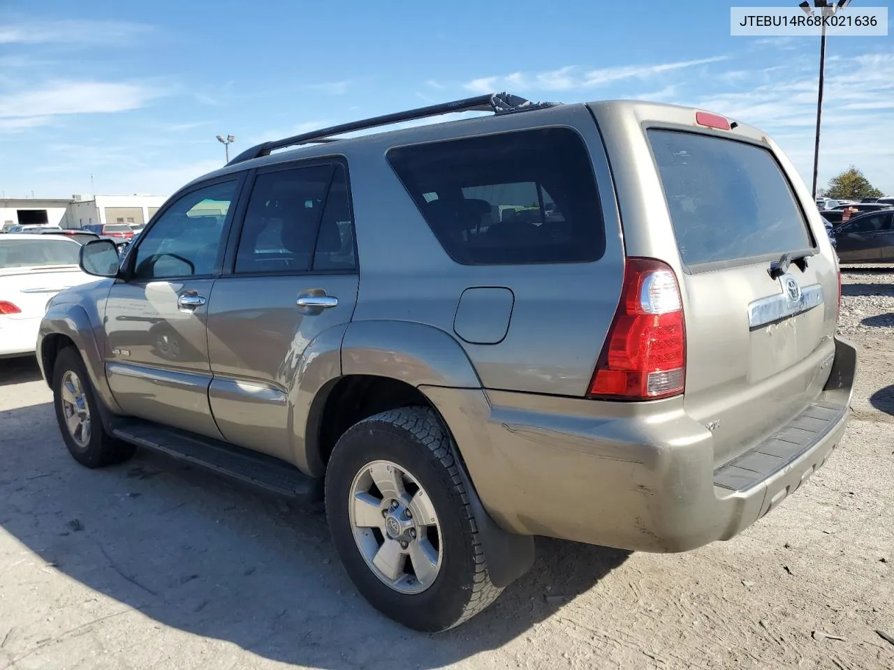 2008 Toyota 4Runner Sr5 VIN: JTEBU14R68K021636 Lot: 77421604