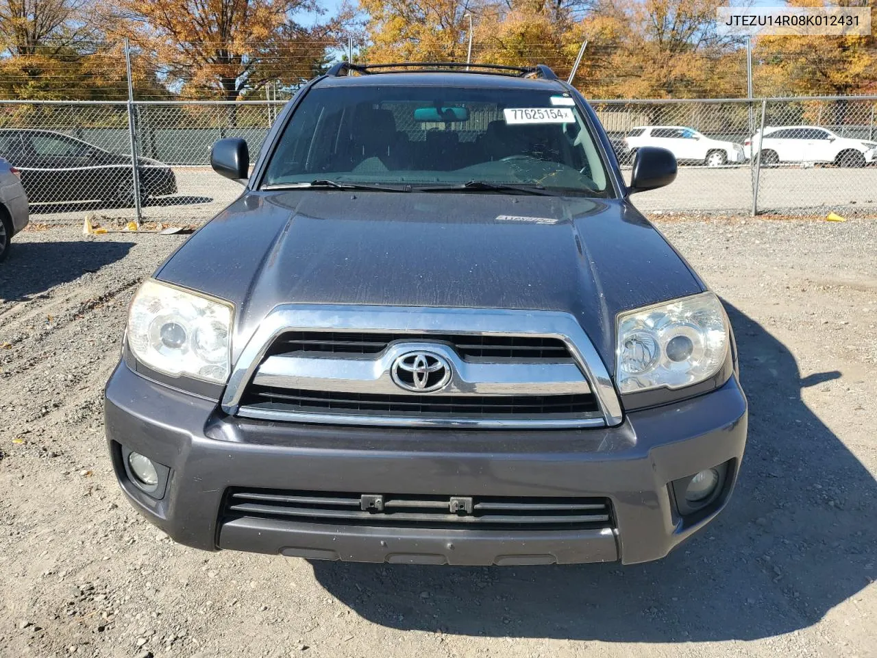 2008 Toyota 4Runner Sr5 VIN: JTEZU14R08K012431 Lot: 77625154