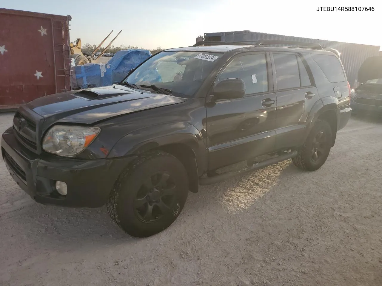 2008 Toyota 4Runner Sr5 VIN: JTEBU14R588107646 Lot: 77881274