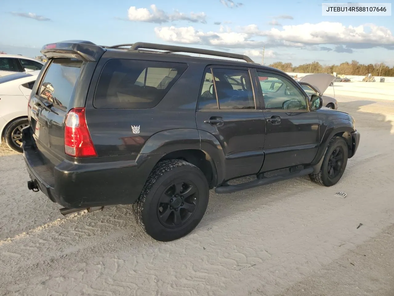 2008 Toyota 4Runner Sr5 VIN: JTEBU14R588107646 Lot: 77881274