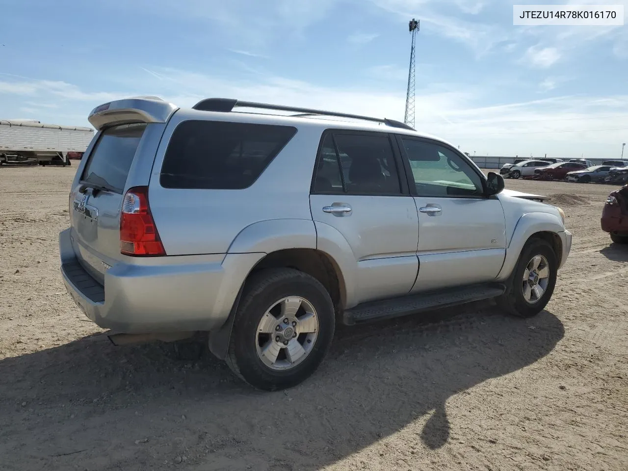 2008 Toyota 4Runner Sr5 VIN: JTEZU14R78K016170 Lot: 78048394