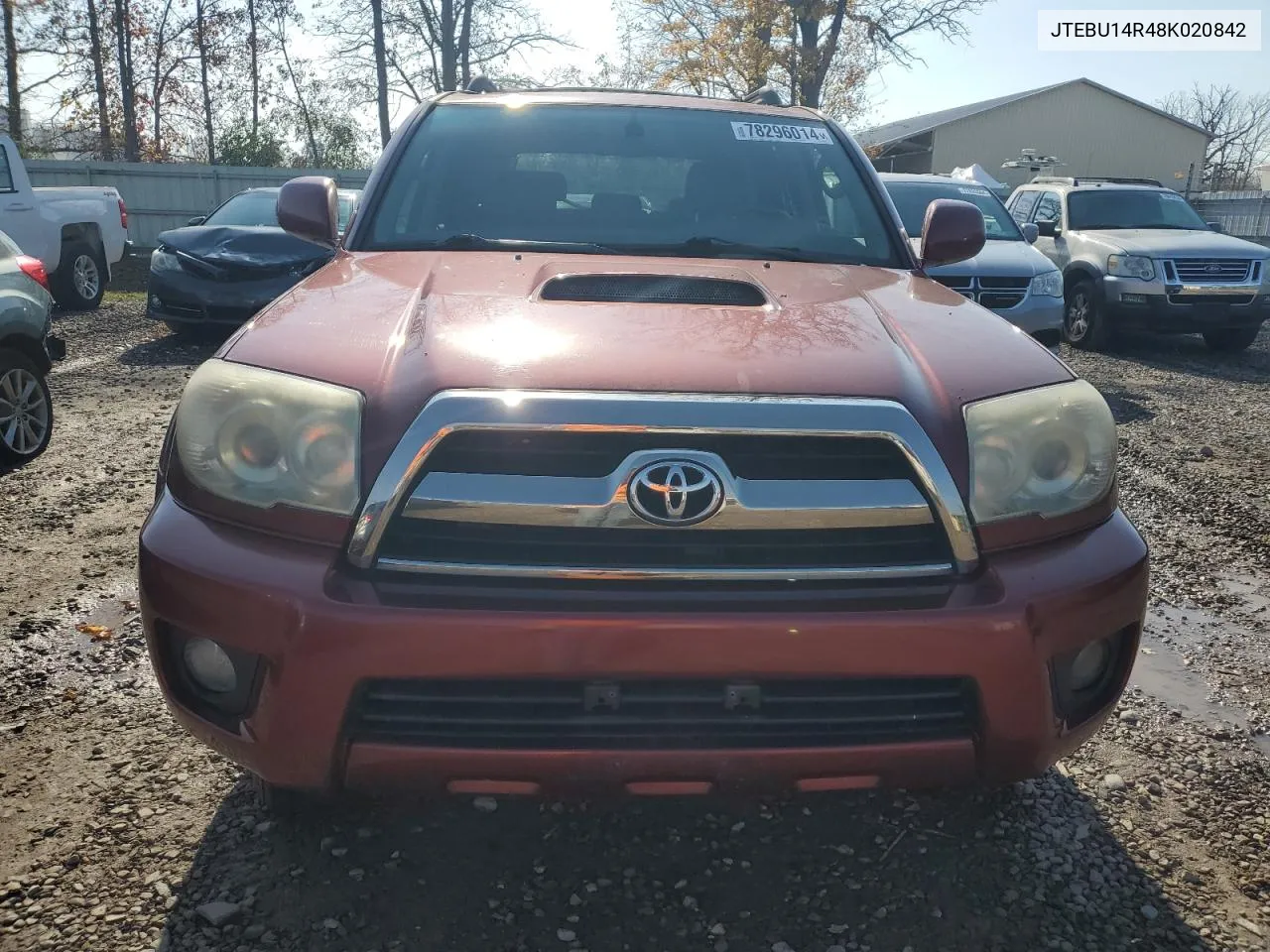 JTEBU14R48K020842 2008 Toyota 4Runner Sr5