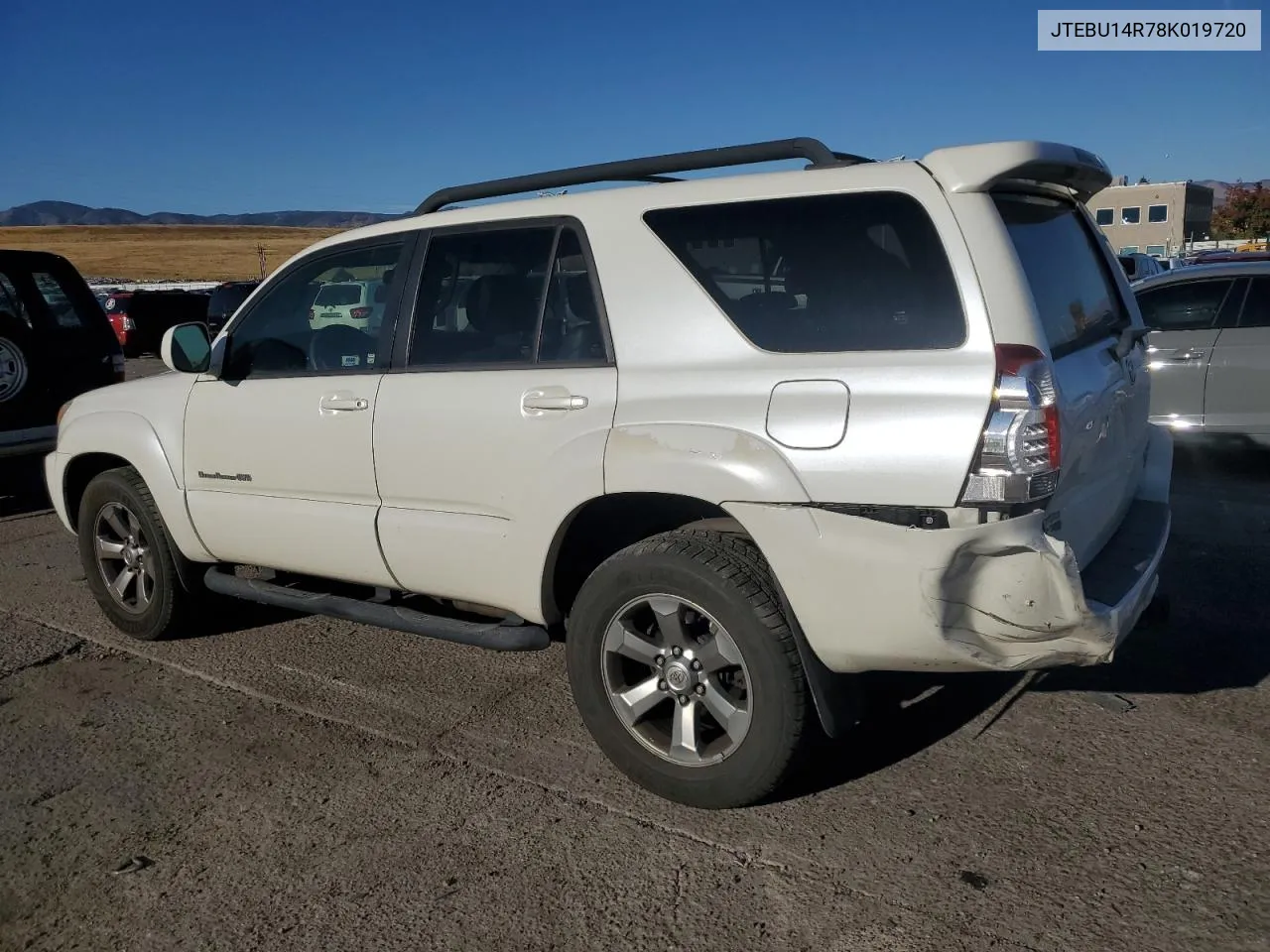 2008 Toyota 4Runner Sr5 VIN: JTEBU14R78K019720 Lot: 78906384