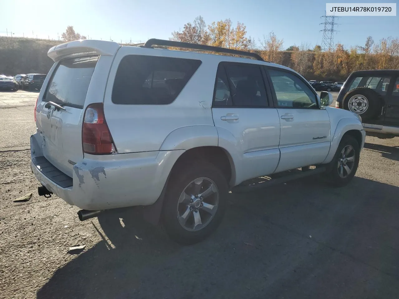 2008 Toyota 4Runner Sr5 VIN: JTEBU14R78K019720 Lot: 78906384