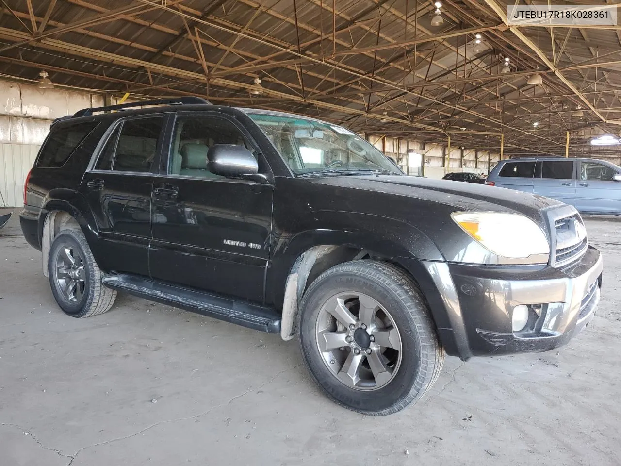 2008 Toyota 4Runner Limited VIN: JTEBU17R18K028361 Lot: 78943814