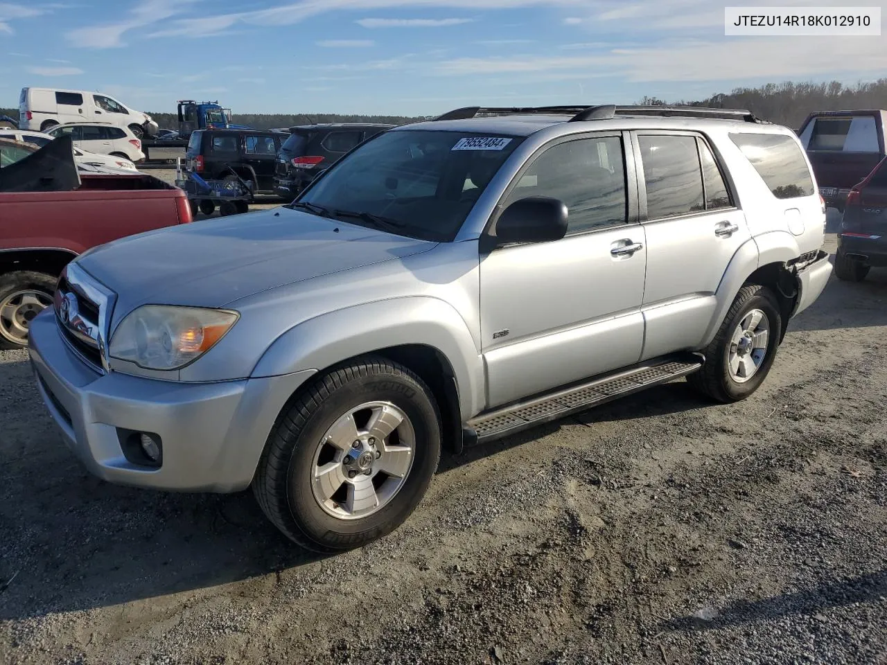 2008 Toyota 4Runner Sr5 VIN: JTEZU14R18K012910 Lot: 79552484