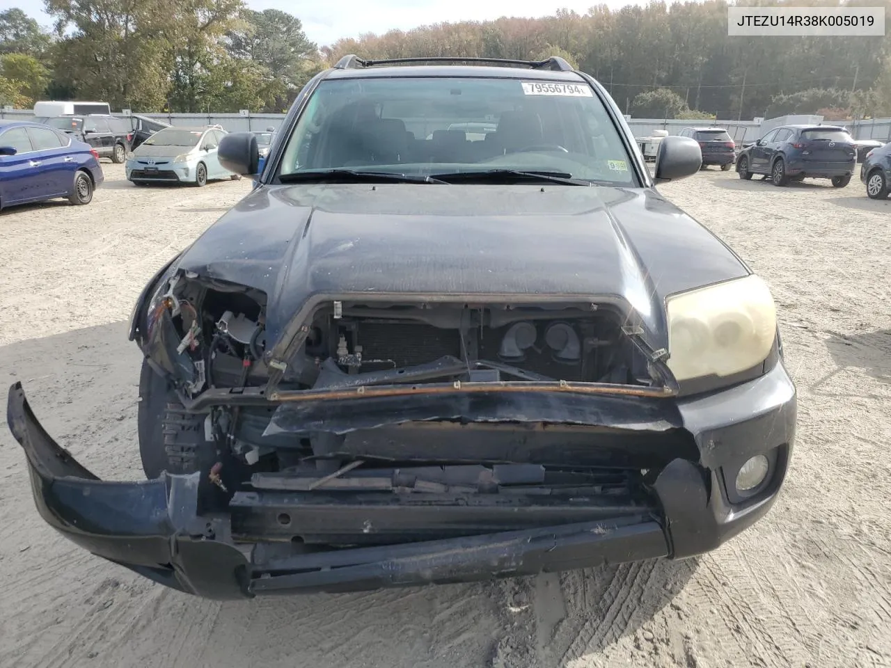 2008 Toyota 4Runner Sr5 VIN: JTEZU14R38K005019 Lot: 79556794