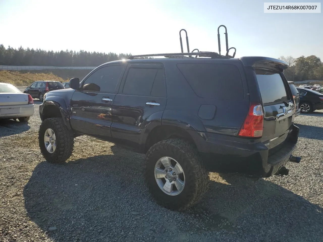 2008 Toyota 4Runner Sr5 VIN: JTEZU14R68K007007 Lot: 80080344