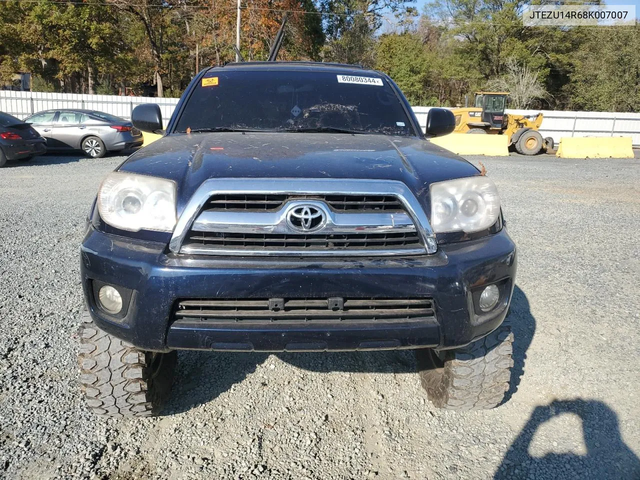 2008 Toyota 4Runner Sr5 VIN: JTEZU14R68K007007 Lot: 80080344