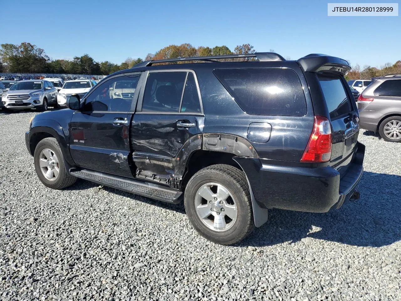 2008 Toyota 4Runner Sr5 VIN: JTEBU14R280128999 Lot: 80188984