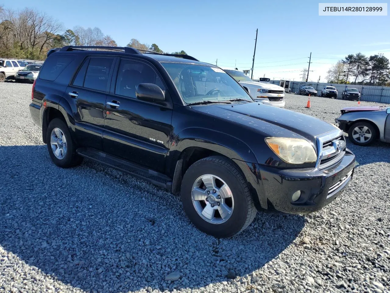 2008 Toyota 4Runner Sr5 VIN: JTEBU14R280128999 Lot: 80188984