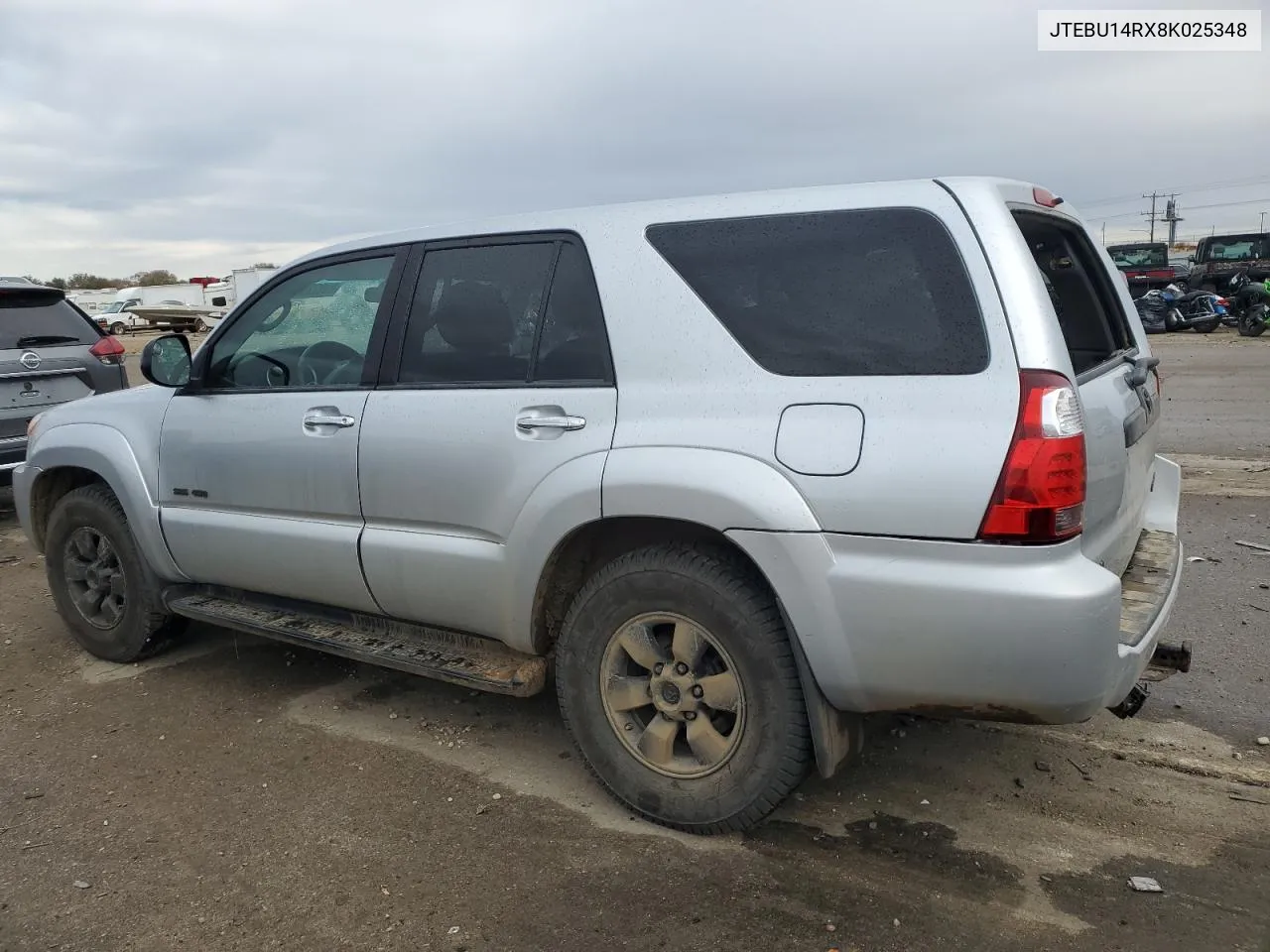 2008 Toyota 4Runner Sr5 VIN: JTEBU14RX8K025348 Lot: 80822974