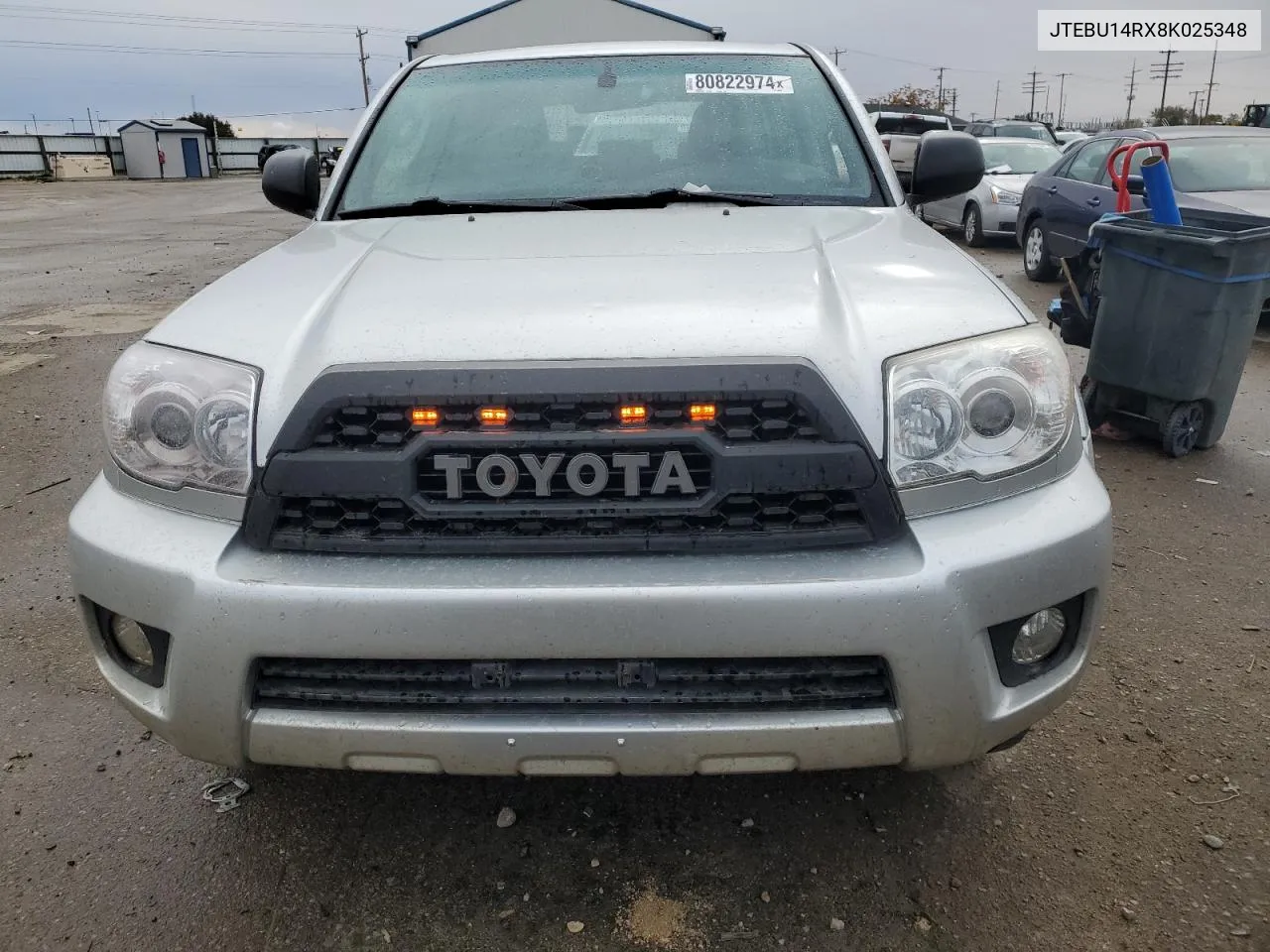 2008 Toyota 4Runner Sr5 VIN: JTEBU14RX8K025348 Lot: 80822974