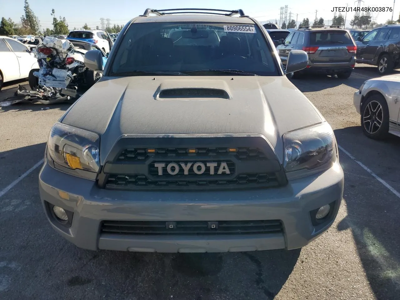 2008 Toyota 4Runner Sr5 VIN: JTEZU14R48K003876 Lot: 80906554