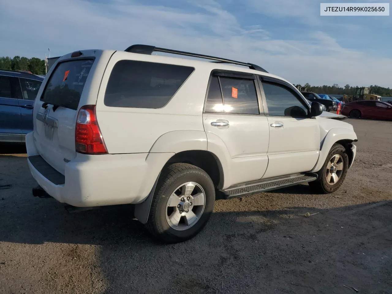 2009 Toyota 4Runner Sr5 VIN: JTEZU14R99K025650 Lot: 69519494