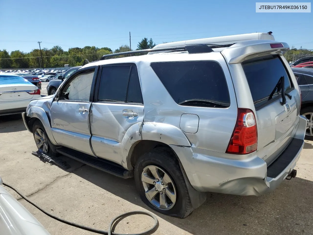 2009 Toyota 4Runner Limited VIN: JTEBU17R49K036150 Lot: 74099654