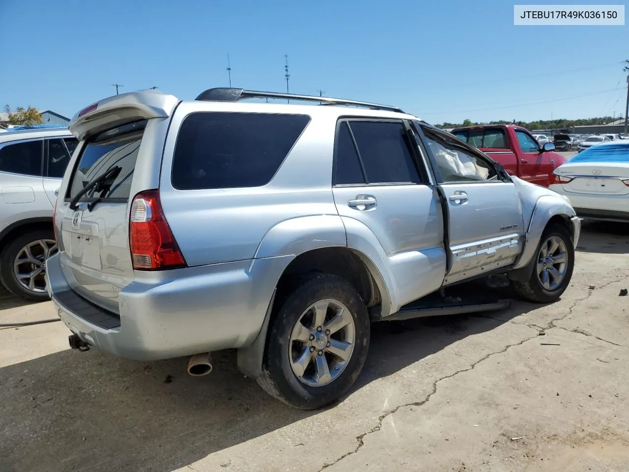 2009 Toyota 4Runner Limited VIN: JTEBU17R49K036150 Lot: 74099654