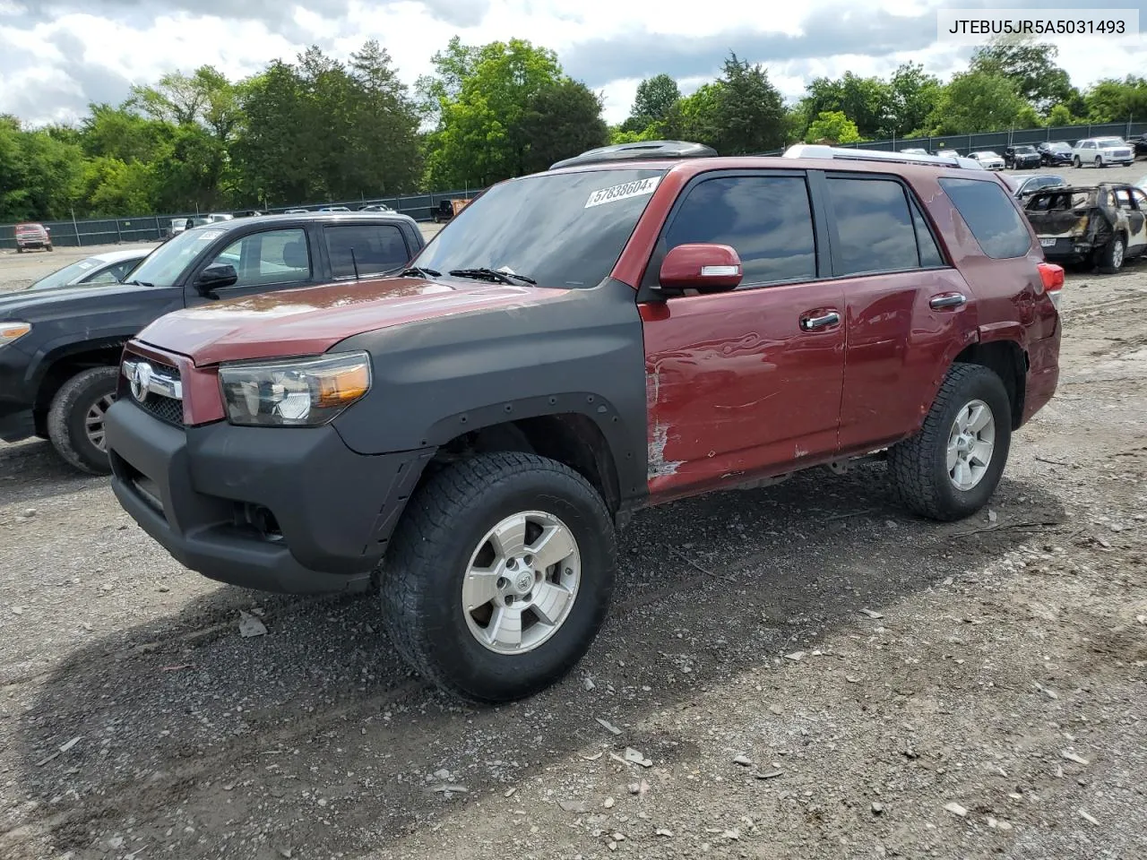 2010 Toyota 4Runner Sr5 VIN: JTEBU5JR5A5031493 Lot: 57838604