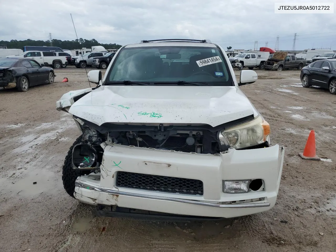 2010 Toyota 4Runner Sr5 VIN: JTEZU5JR0A5012722 Lot: 59841454