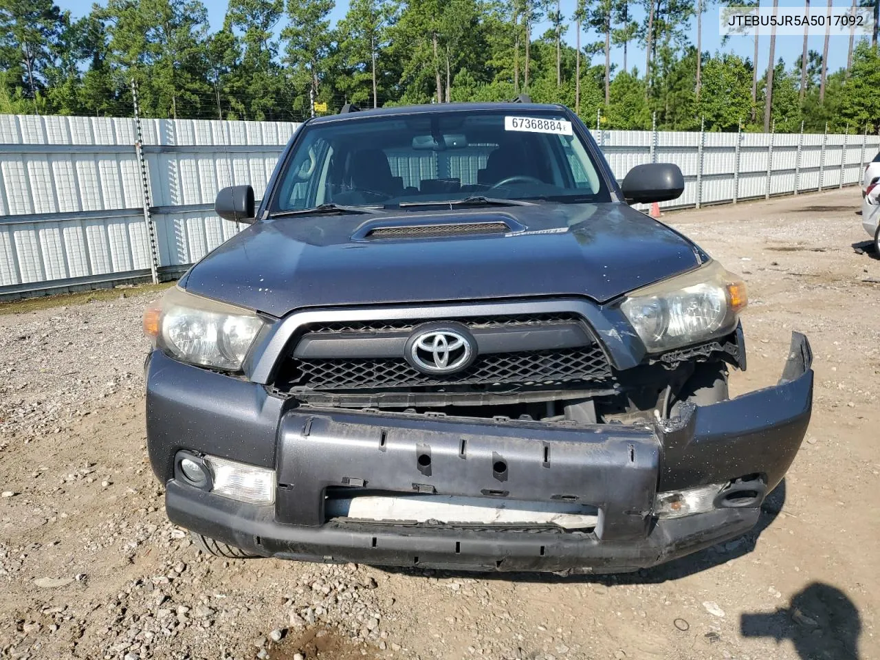 2010 Toyota 4Runner Sr5 VIN: JTEBU5JR5A5017092 Lot: 67368884