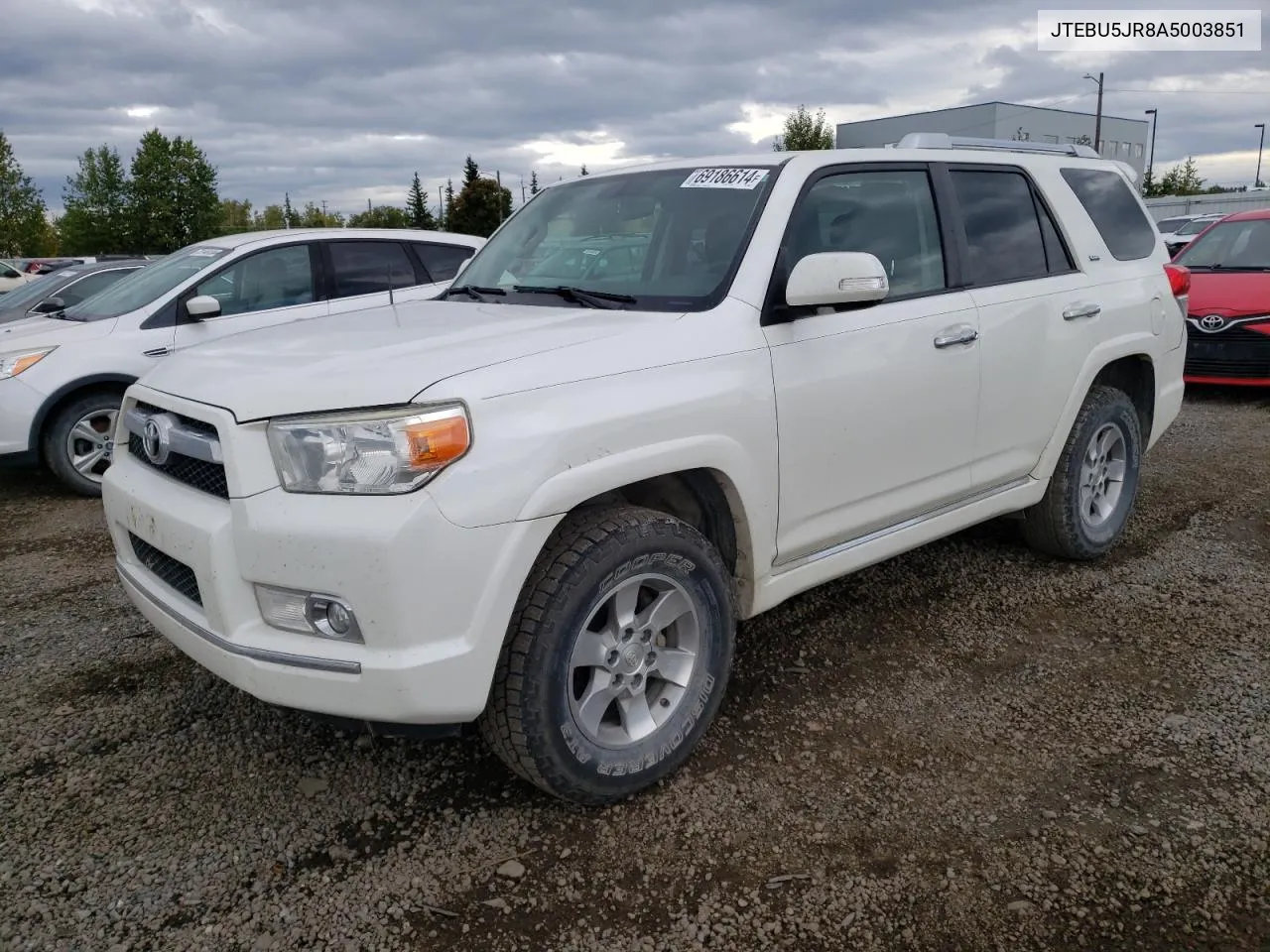 2010 Toyota 4Runner Sr5 VIN: JTEBU5JR8A5003851 Lot: 69186614