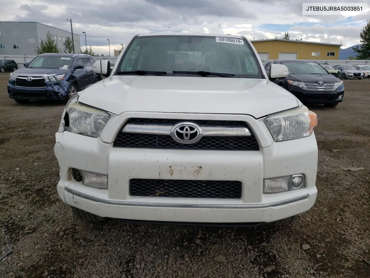 2010 Toyota 4Runner Sr5 VIN: JTEBU5JR8A5003851 Lot: 69186614