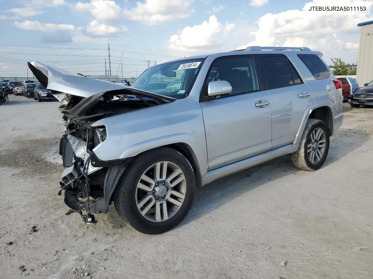 2010 Toyota 4Runner Sr5 VIN: JTEBU5JR2A5011153 Lot: 70418614