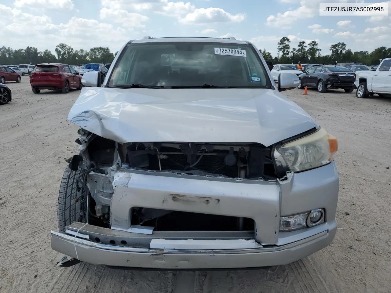 2010 Toyota 4Runner Sr5 VIN: JTEZU5JR7A5002995 Lot: 72570344