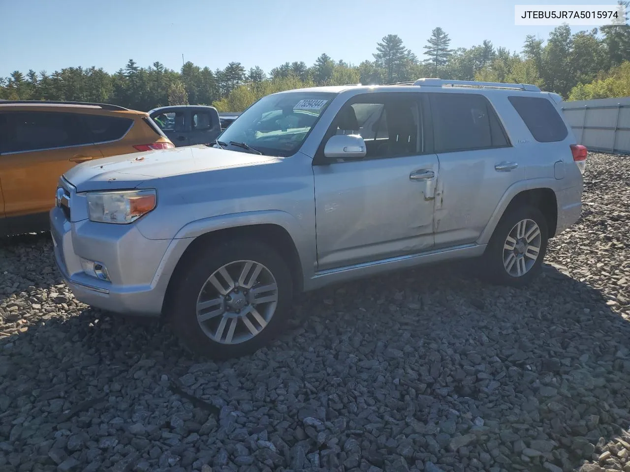 2010 Toyota 4Runner Sr5 VIN: JTEBU5JR7A5015974 Lot: 73294344